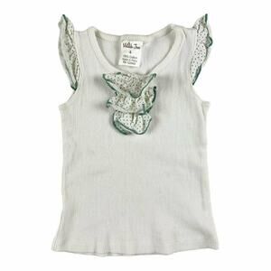 Matilda Jane White Flutter Tank Top 4